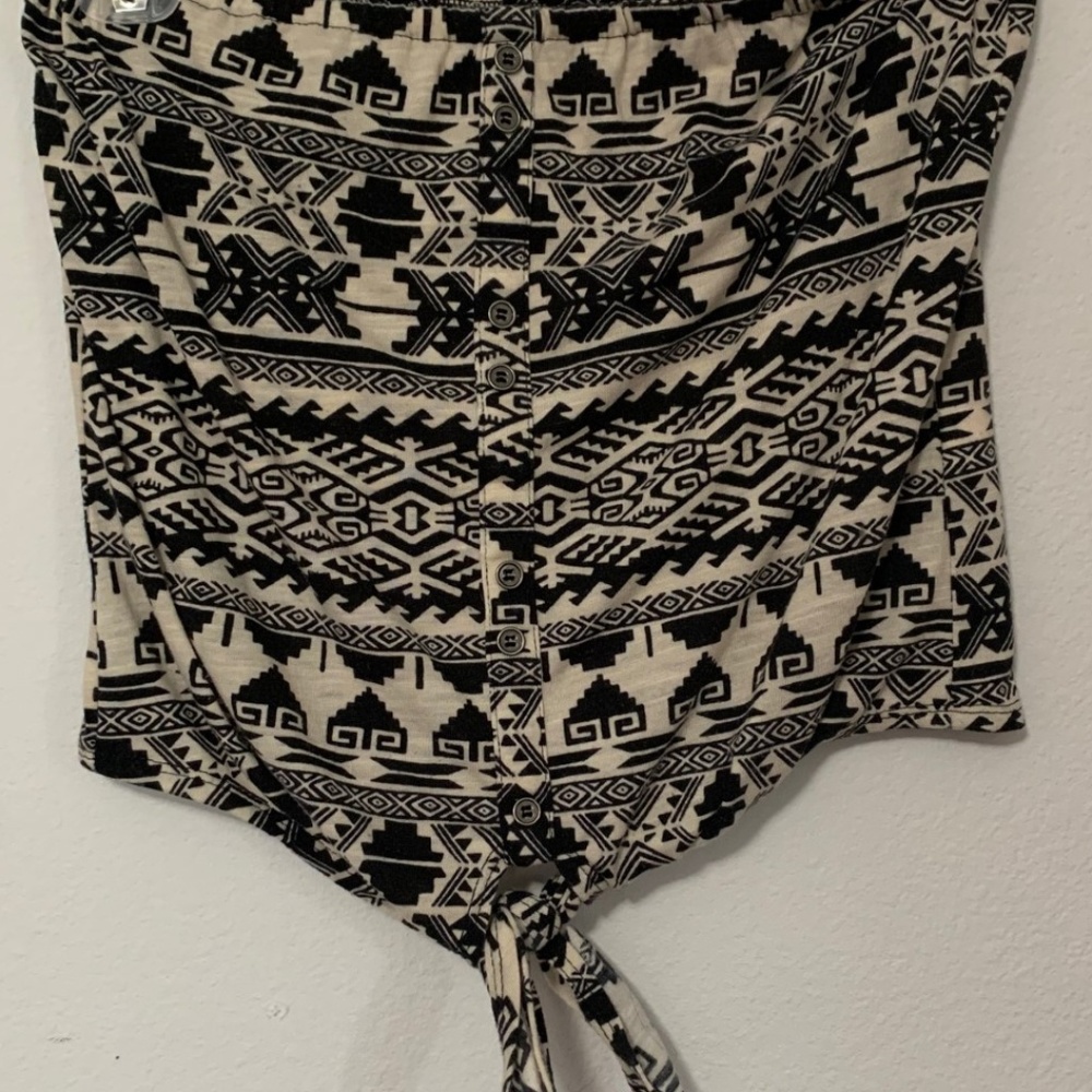 Tribal Strapless Shirt